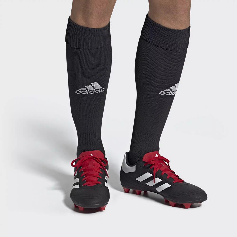 Adidas Goletto 6 Firm Ground Tacos de Futbol Negros Para Hombre (MX-42554)